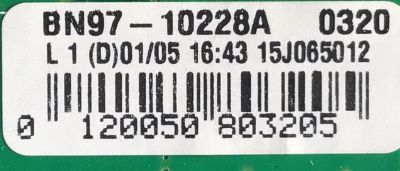 KIT DE TARJETAS SMART TV SAMSUNG 4K / MAIN BN94-10072A / BN41-02356C / FUENTE BN44-00813A / PSLF441M07A / T-CON BN96-35079A / UD120_EU22ATLTSTG2_V0.2 / MAIN SUBCON BN94-08843B / BN41-02417A / DISPLAY BN96-35063B / BN96-35063B  / MODELO UN75JU7100FXZA US02 - Imagen 2